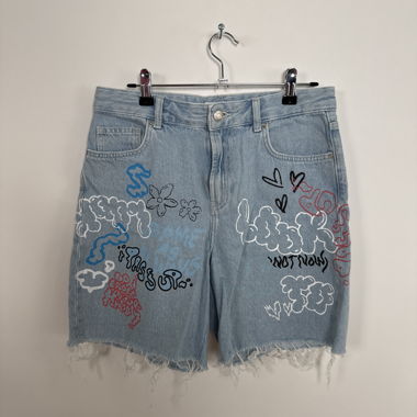 Shorts in denim Bershka