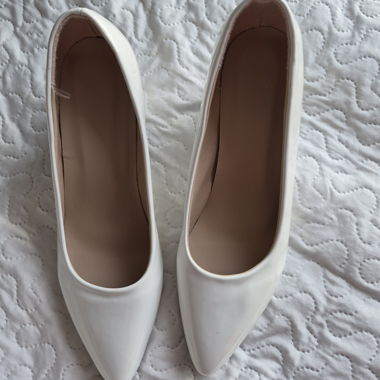 White Heels Size 42