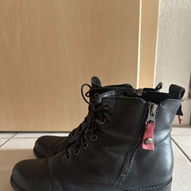Bottines en cuir