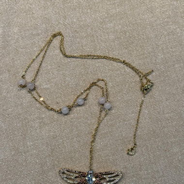 Collier Swarovski libellule vintage