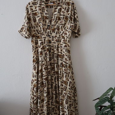 Abito maxi foulard