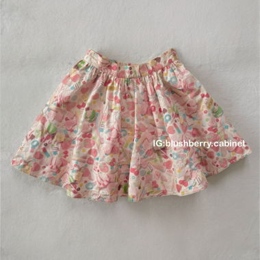 “Milk” Pink Cotton Skirt size S