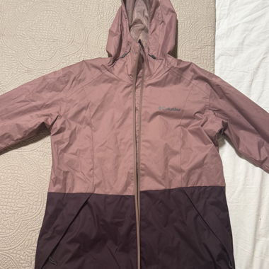 Giacca antivento Columbia rosa taglia S