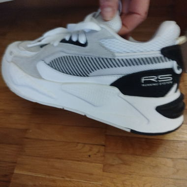 Scarpe da corsa bianche nere