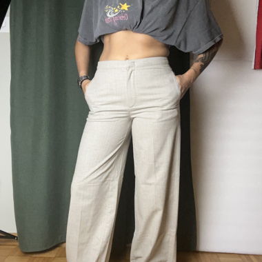 Midwaist Straight Leg Pants (36)