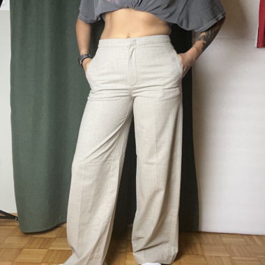 Midwaist Straight Leg Pants (36)