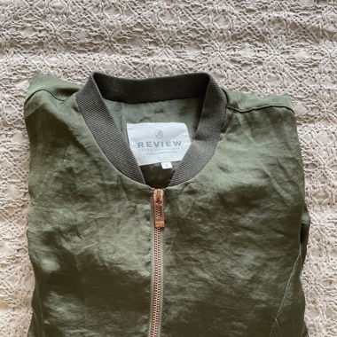 Review Satin Jacke Gr S 