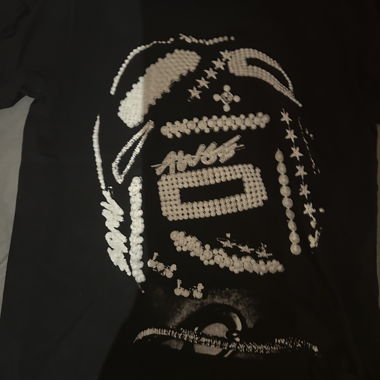 T-shirt noir imprimé
