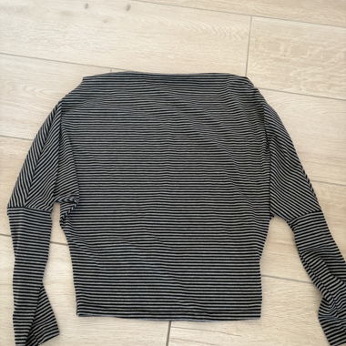 Stradivarius striped off-shoulder top XS