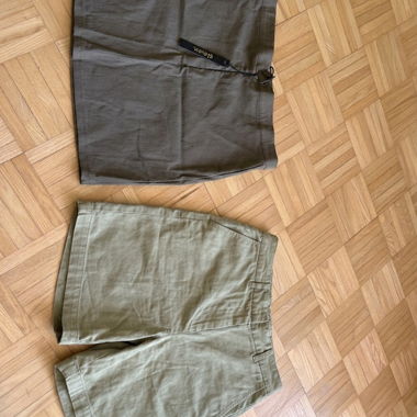 Shorts casuali in cotone e gonna elegante