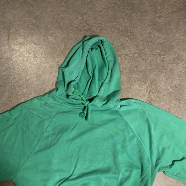 hoodie grün mit text