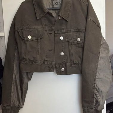 Veste courte kaki