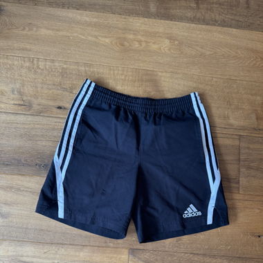Black sports adidas summer shorts