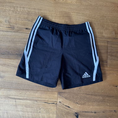 Black sports adidas summer shorts