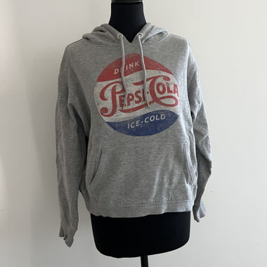 Pepsi-Cola x H&M Grey Hoodie, Size M