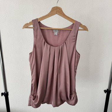 Top plissettato rosa H&M