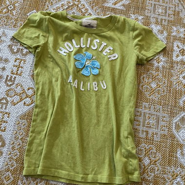 T-shirt verde Hollister vintage