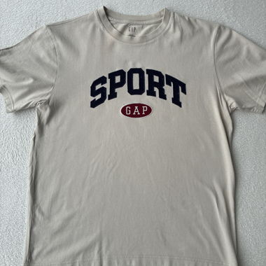 T-Shirt GAP Sport beige Grösse M