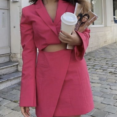 Zara Blazerkleid mit Cut-Out