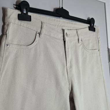 Low waist Jeans mit weitem Bein