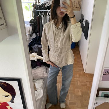 beige light jacket