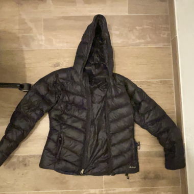 Pulka Black Down Jacket Size M