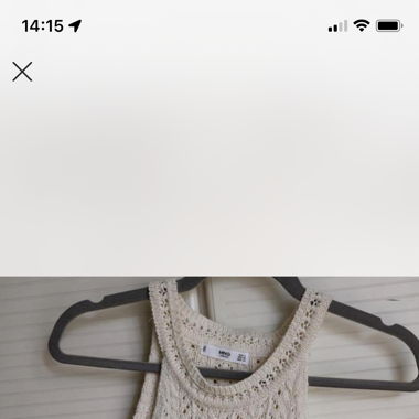 Cute knitted top size S!
