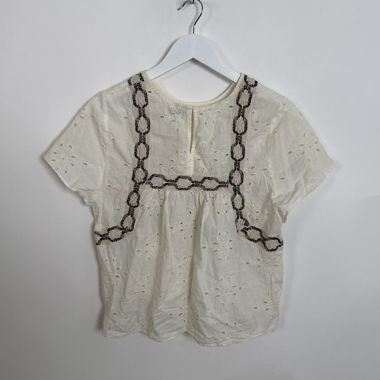 Zara TRF besticktes Top