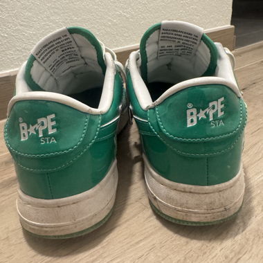 Sneakers Bape STA verde/bianco