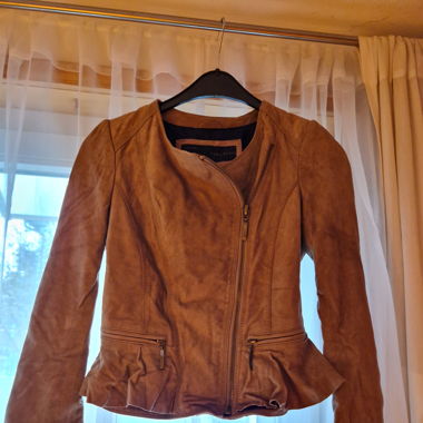 Zara jacke 100% Goat leather