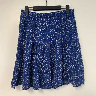 Blauer Janina Blumenrock Gr. 40