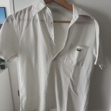 Lacoste white polo shirt