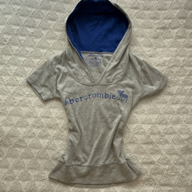 Felpa vintage Abercrombie a maniche corte