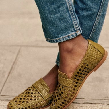 Sezane leather loafers