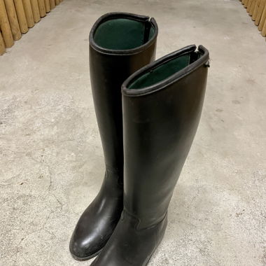 Schwarze Reitstiefel von HKM - Grösse 40