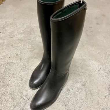 Schwarze Reitstiefel von HKM - Grösse 40