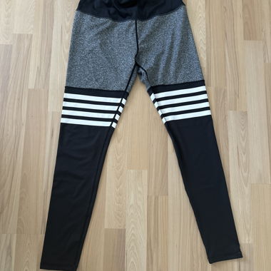 Sportleggings schwarz/grau