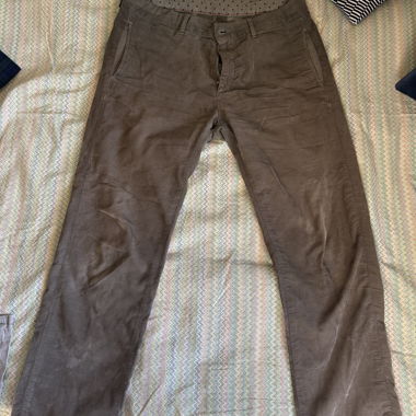 Massimo Alba, Brown cotton casual pants