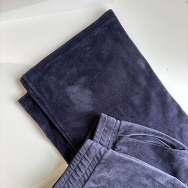 Samtartige Trainerhose