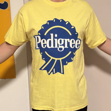 T-shirt jaune Fruit of the Loom Pedigree