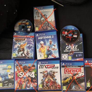 Bundle di giochi PS4, un gioco costa 9. 9 giochi 75 