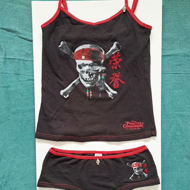 Ensemble débardeur et slip Pirates des Caraïbes 