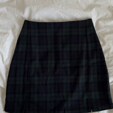 Brandy Melville Check Skirt