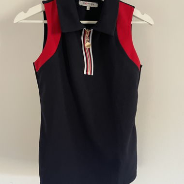 Morgan ärmelloses Poloshirt