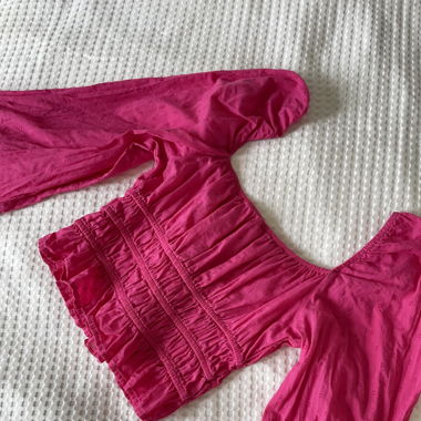 Elegante pinke Bluse