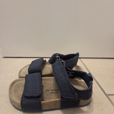 Sandales enfant bleu marine