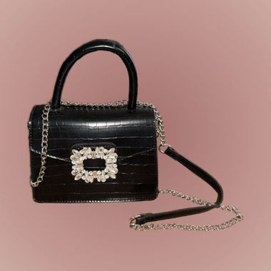 Handtasche mit Strass-Detail