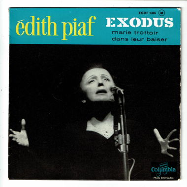 Piaf Edith 45T EP Exodus 1961