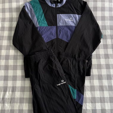 Survêtement Sergio Tacchini Noir Violet Taille L