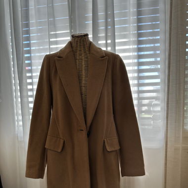 Manteau camel zara